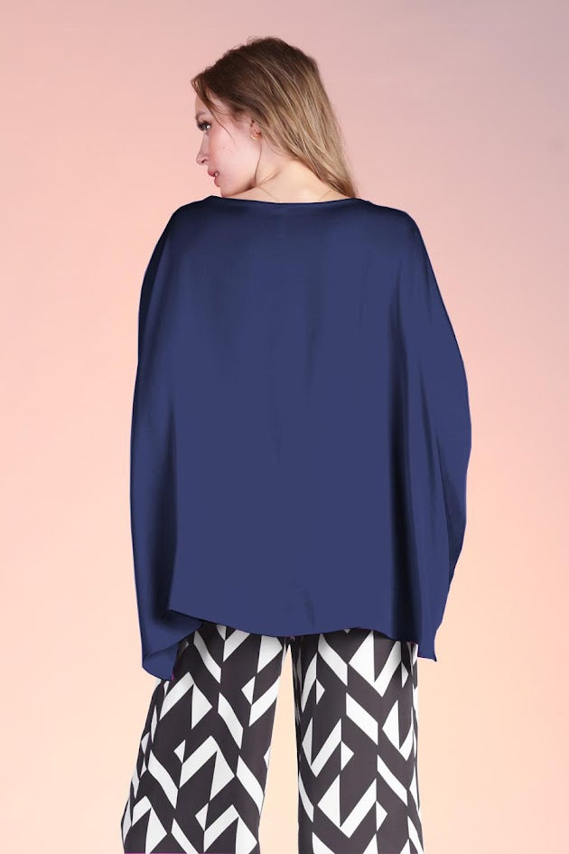 Caftan Top - Navy