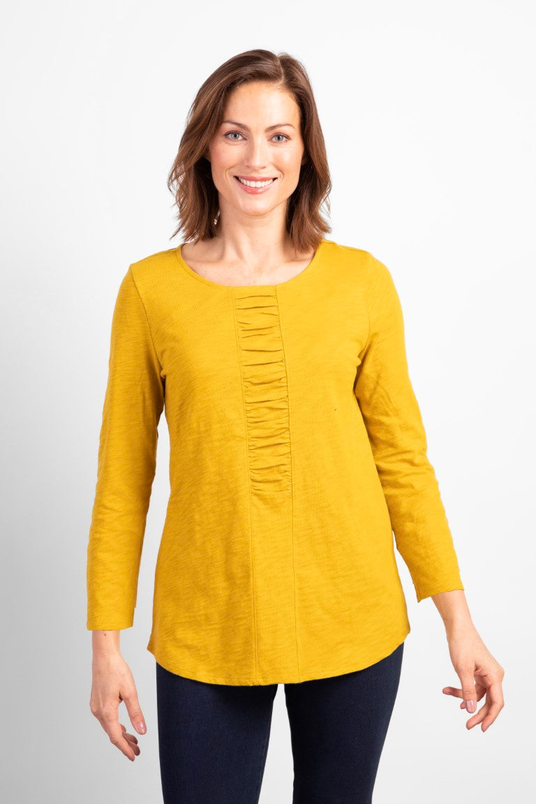 Ruche Me Shirt - Dijon