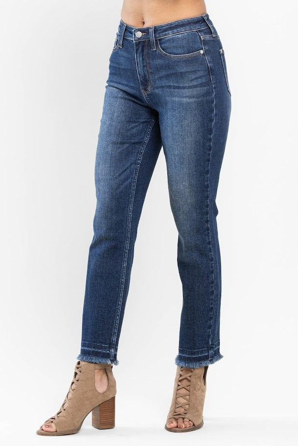 HW Released Hem - Dark Denim