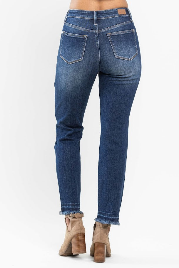 HW Released Hem - Dark Denim