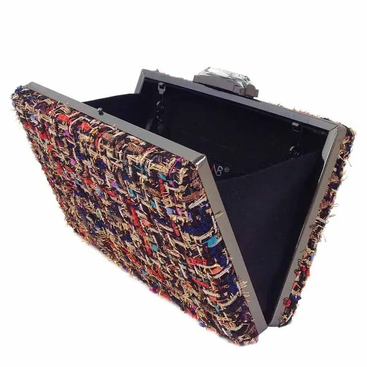 Hard Case Clutch - Black
