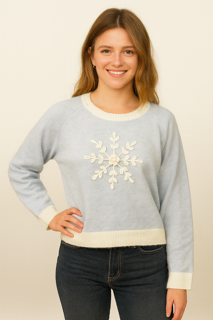 Wishful Thinking Sweater - Blue