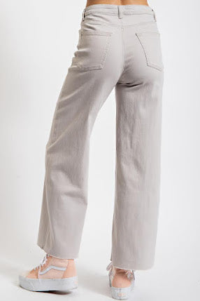 High Waist Jeans - Ecru