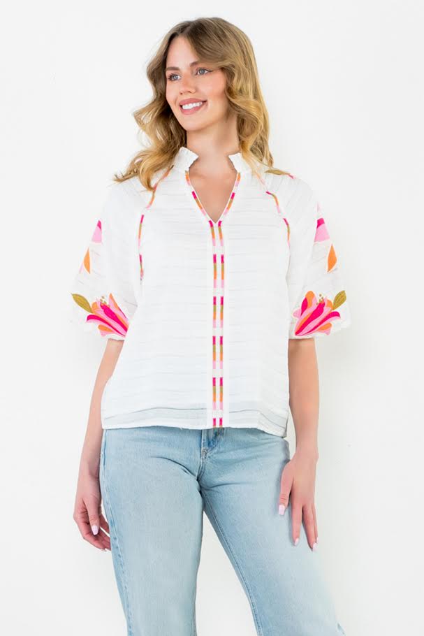 Lovely Lily Top - White
