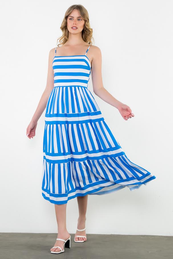 Miles Maxi Dress - Blue
