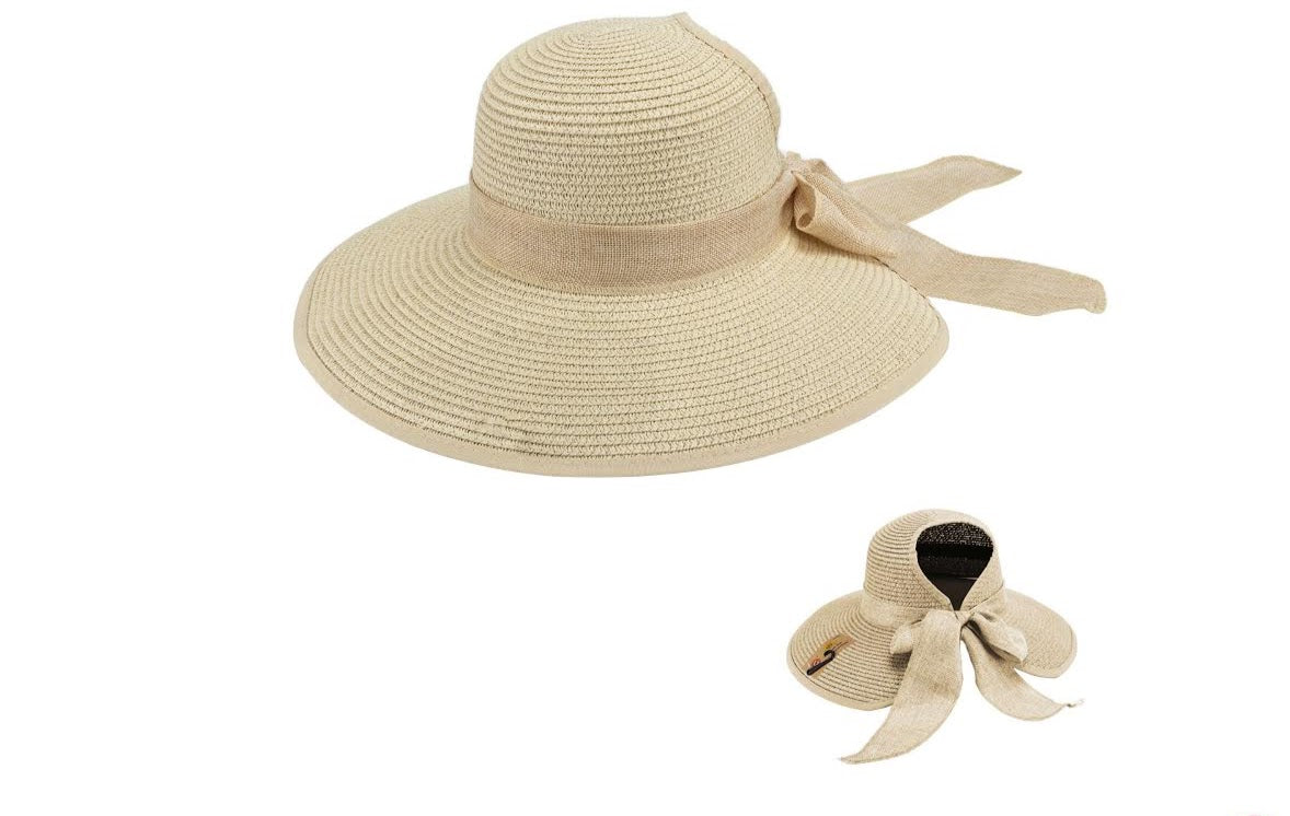 Straw UV Hat - Oatmilk