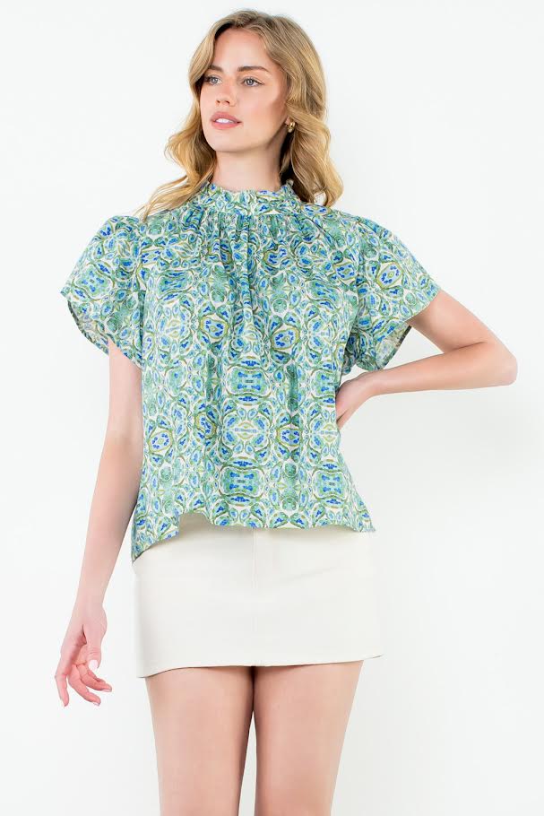 Tifffany Top - Lt Blue
