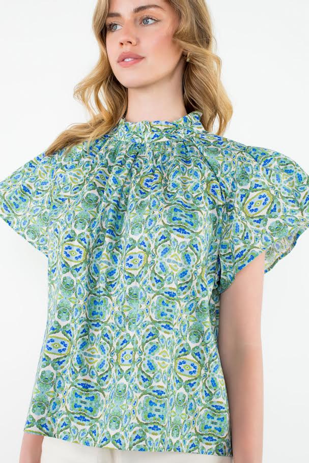 Tifffany Top - Lt Blue