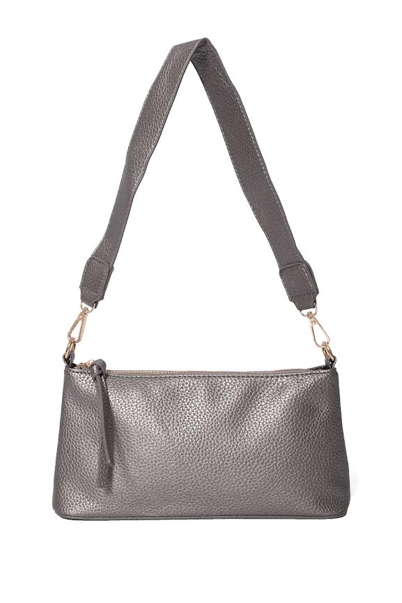 Small Shoulder Bag - Pewter