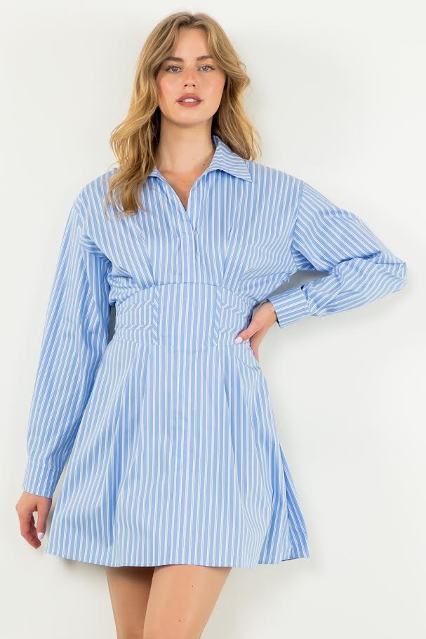 The Mila Dress - Light Blue