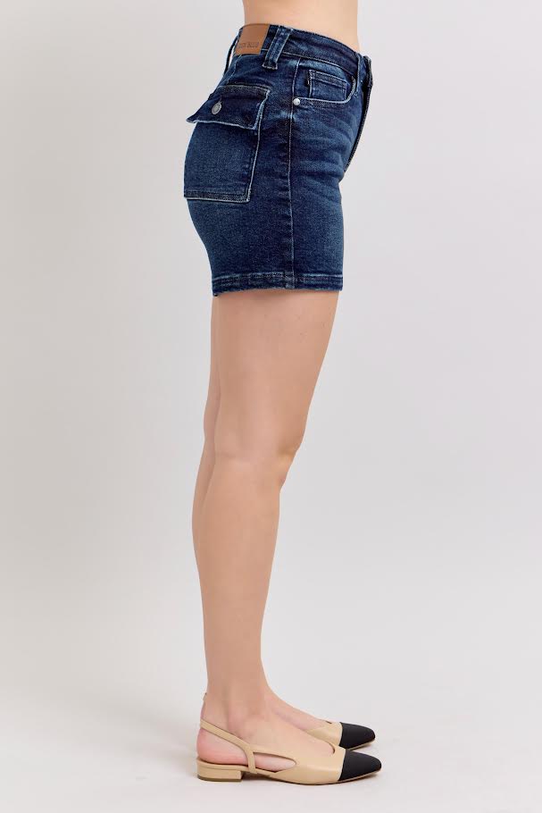 The Classic Denim Shorts - Medium Blue