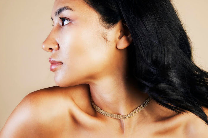 7MM Choker - Gold