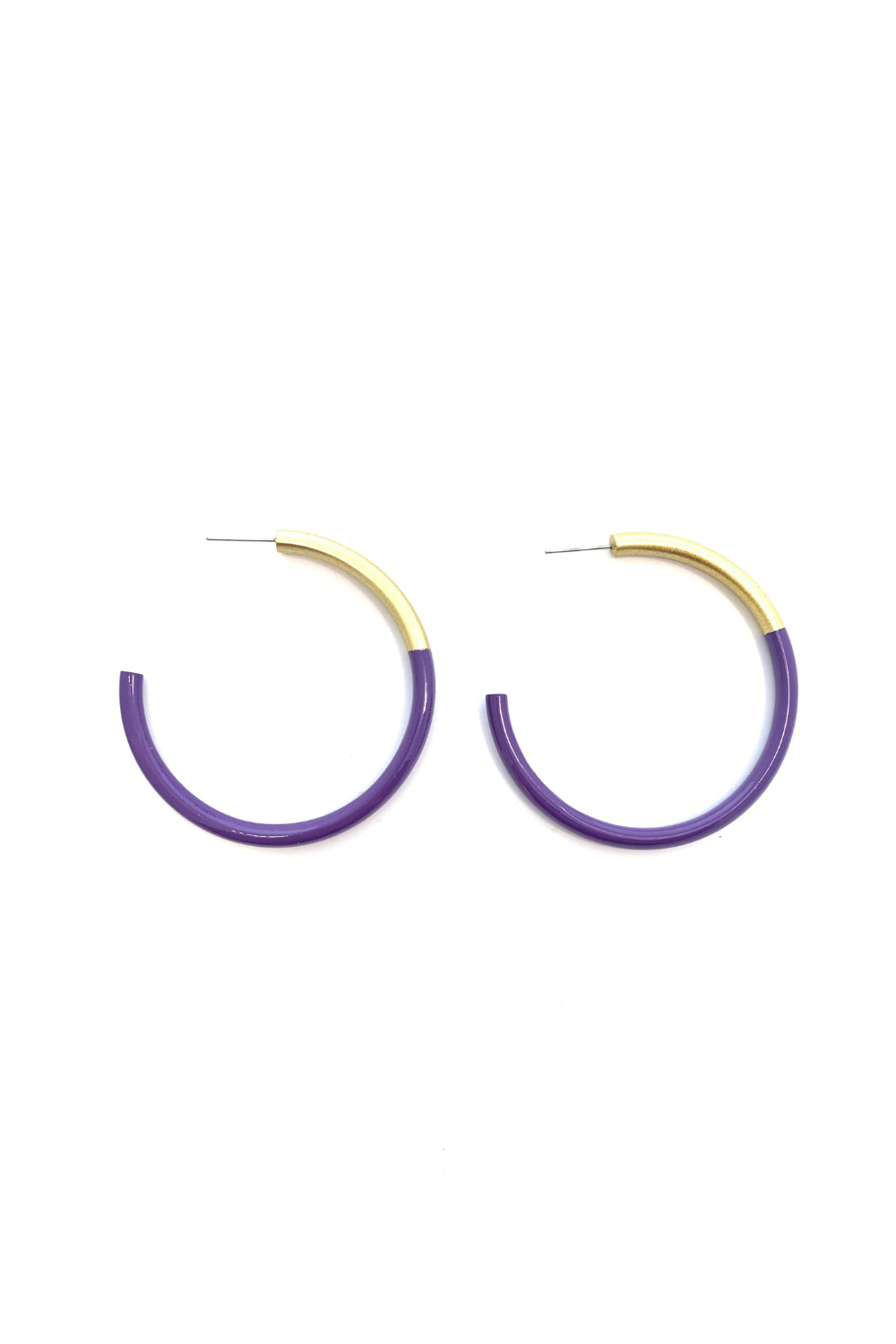 Liz Large Hoop - Purple