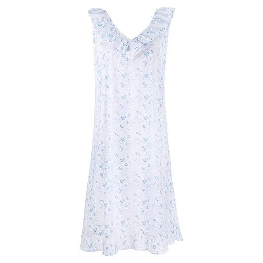 Lily Nightgown/Robe Set - Blue