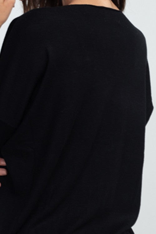 The Tina Sweater - Black