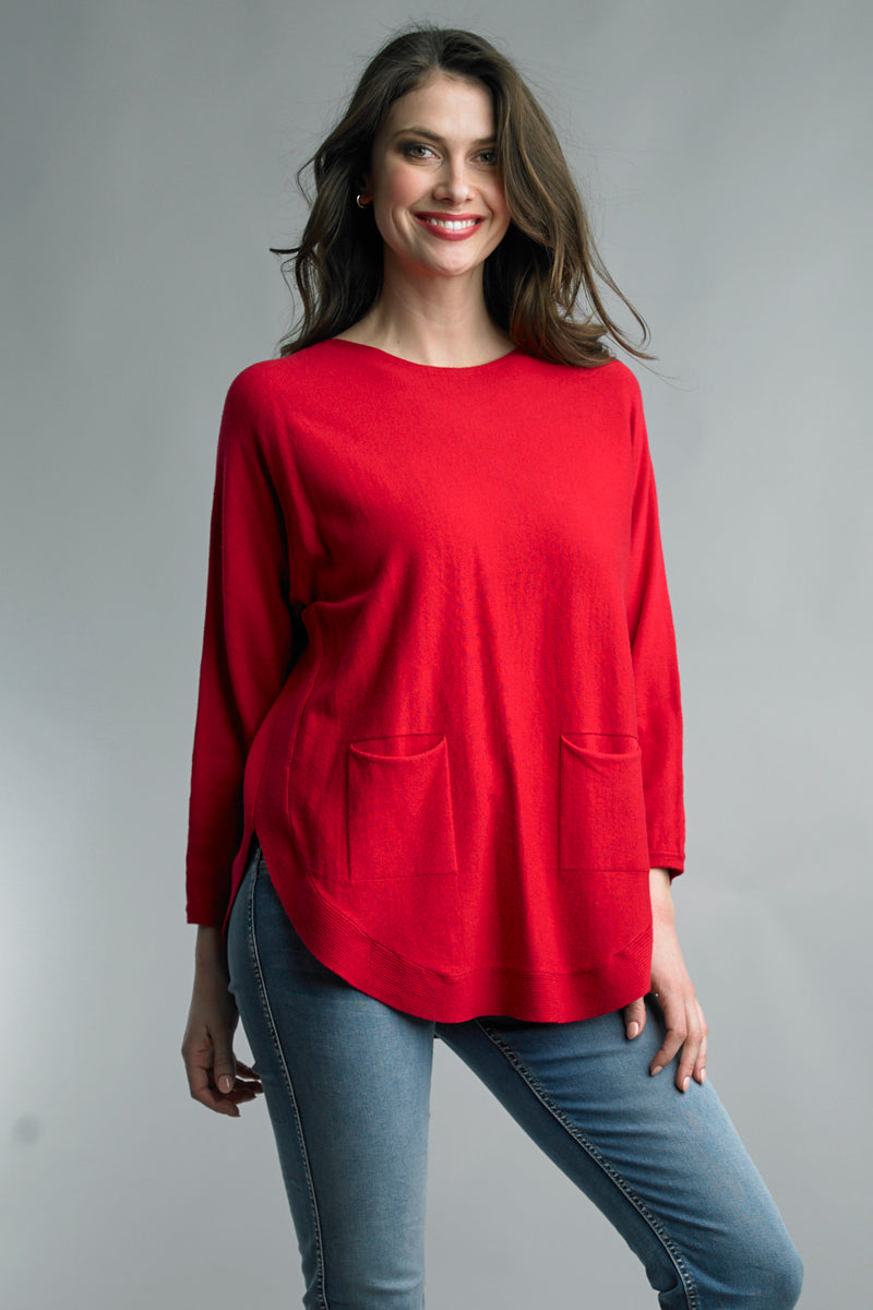 Margie's Sweater - Red