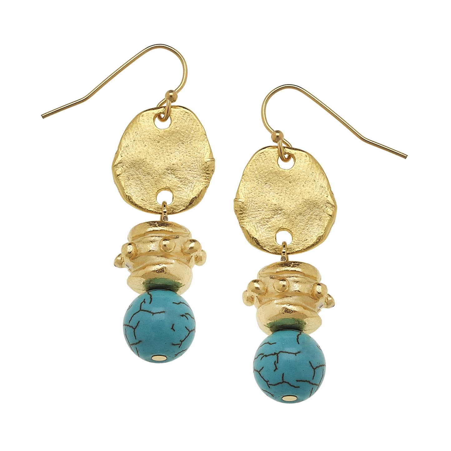 Pop of Color Earring - Gold