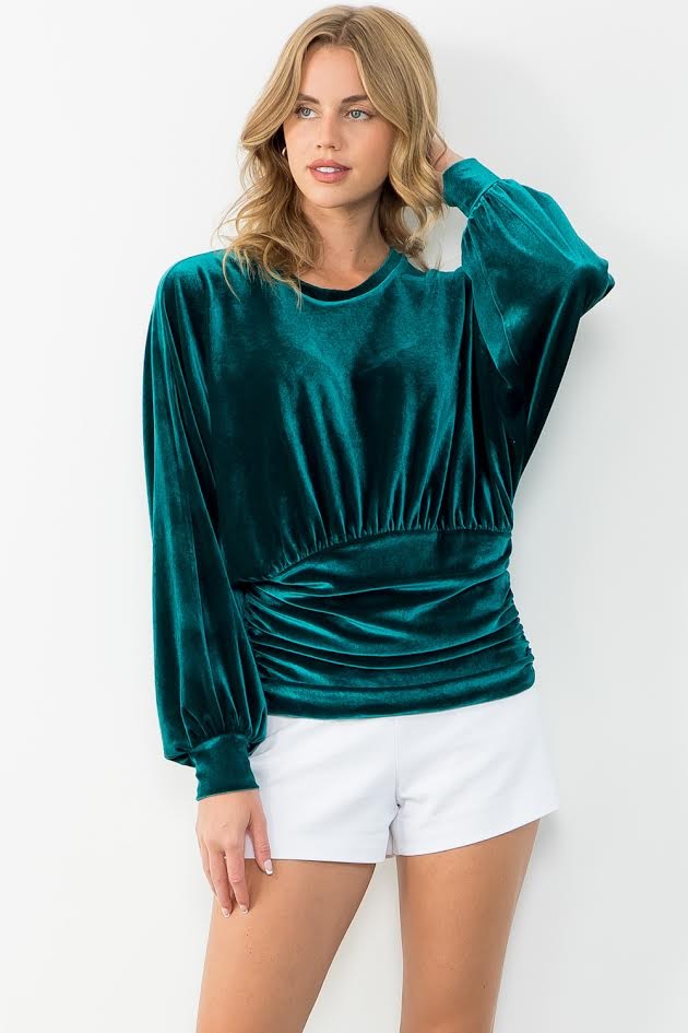 The Eustacia Blouse - Teal