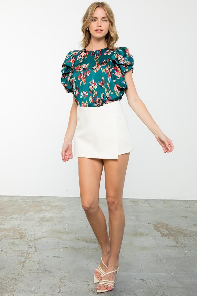 The Matilda Top - Teal
