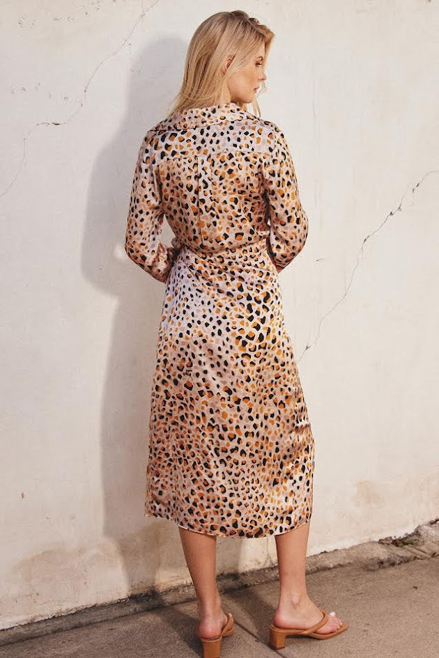 The Aimee Dress - Golden Panthera