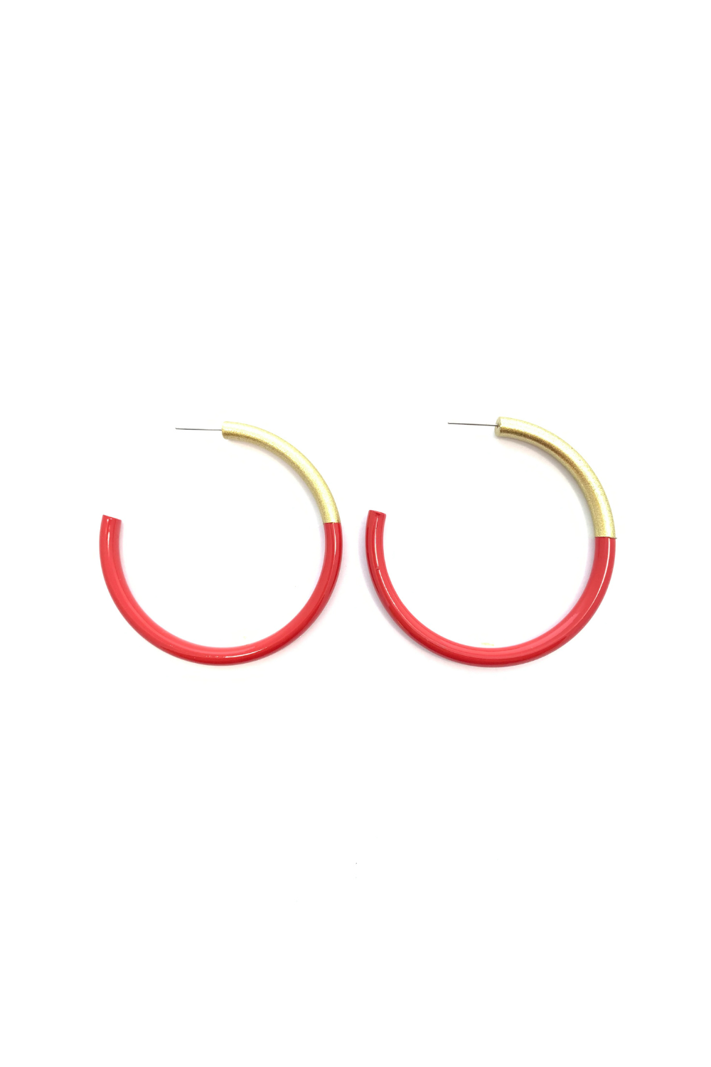 Liz Large Hoop - Red