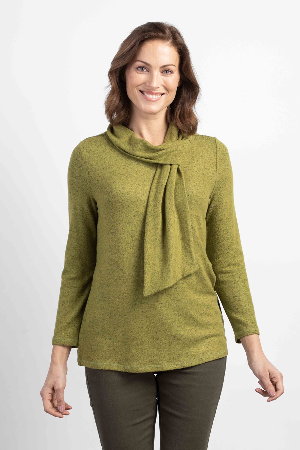 Cozy Up Fleece - Peat Moss