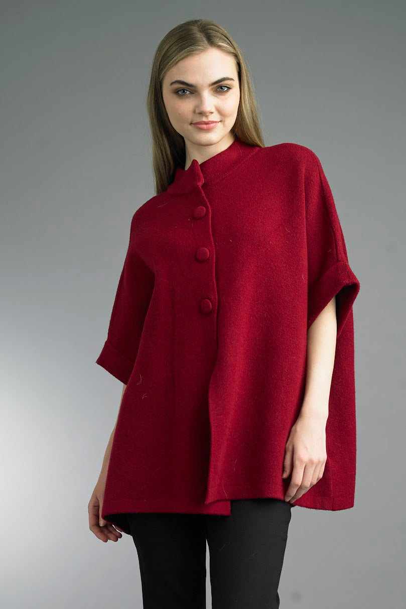 Perfect Knit Jacket - Bordeaux