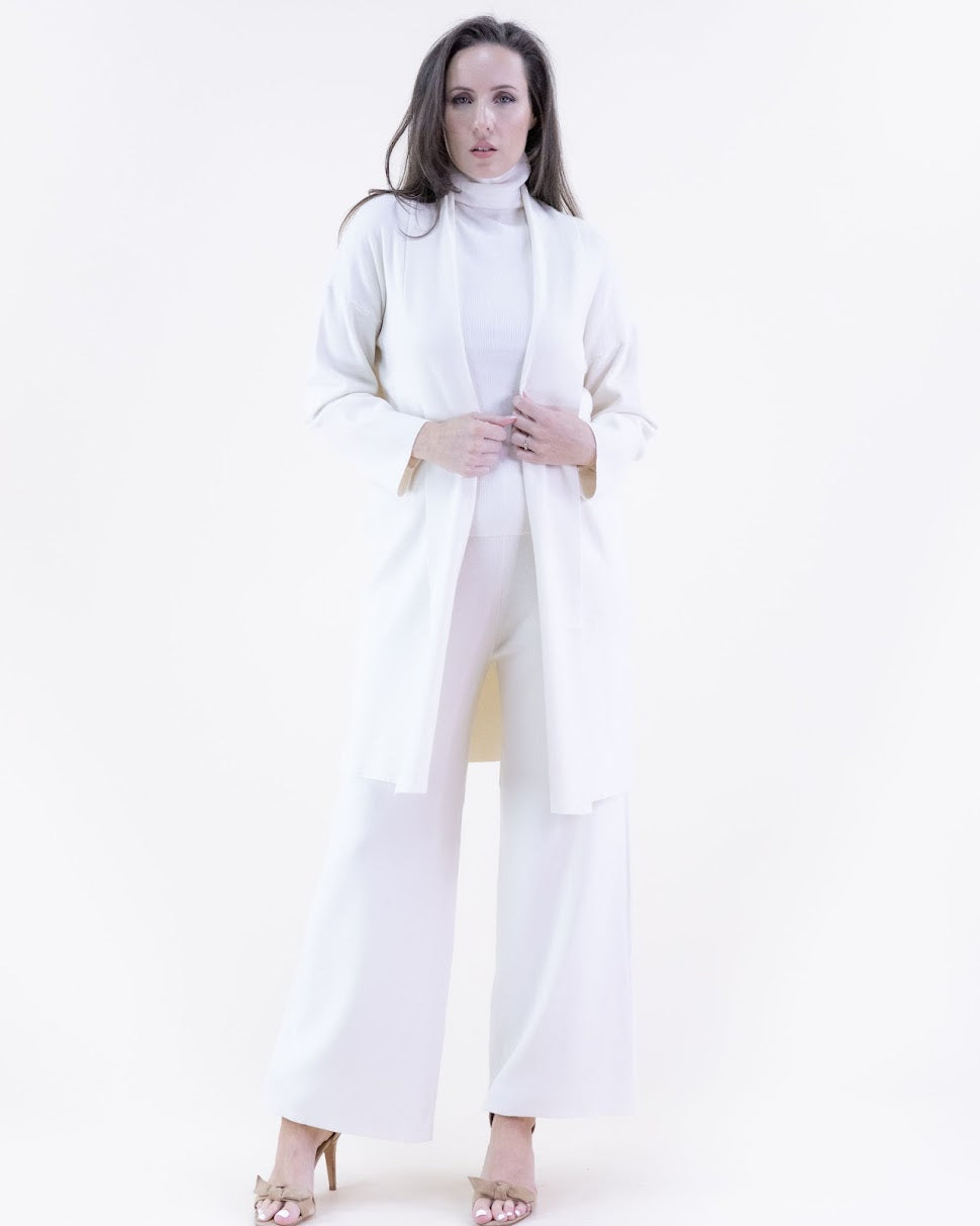 Sweater Cardigan - White