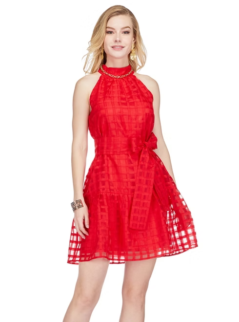 Heidi Mini Dress - Red