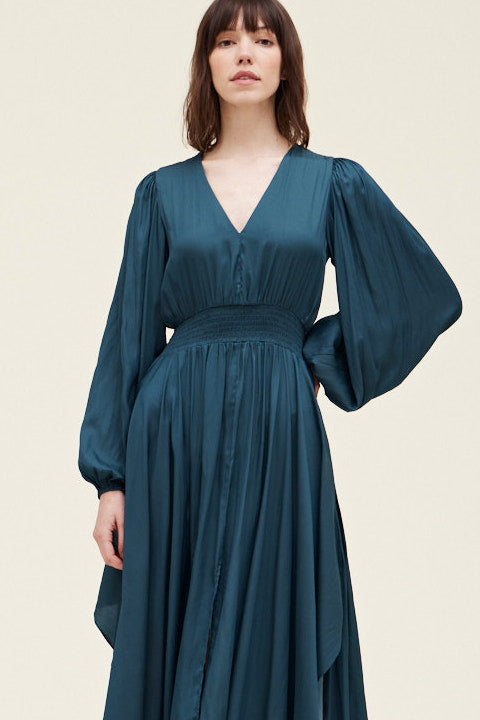 Beauty And Grace Maxi Dress - Blue Jewel