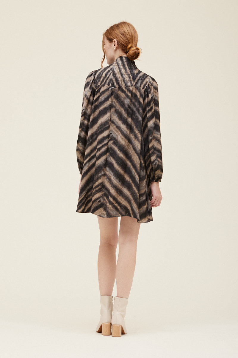 Slanted In Slate Mini Dress - Slate