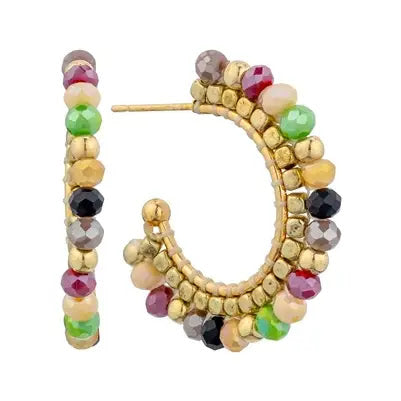 Multi Crystal Hoop - Multi