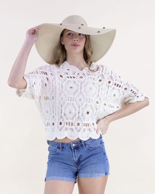 The Cara Top - Beige