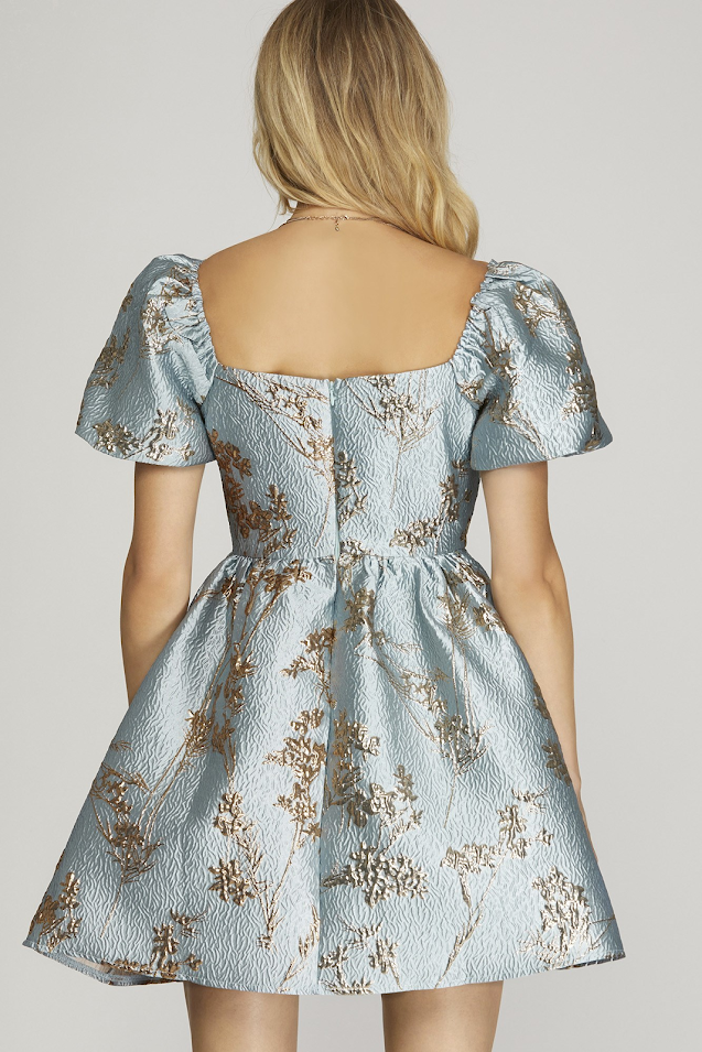 The Morgan Dress - Light Blue
