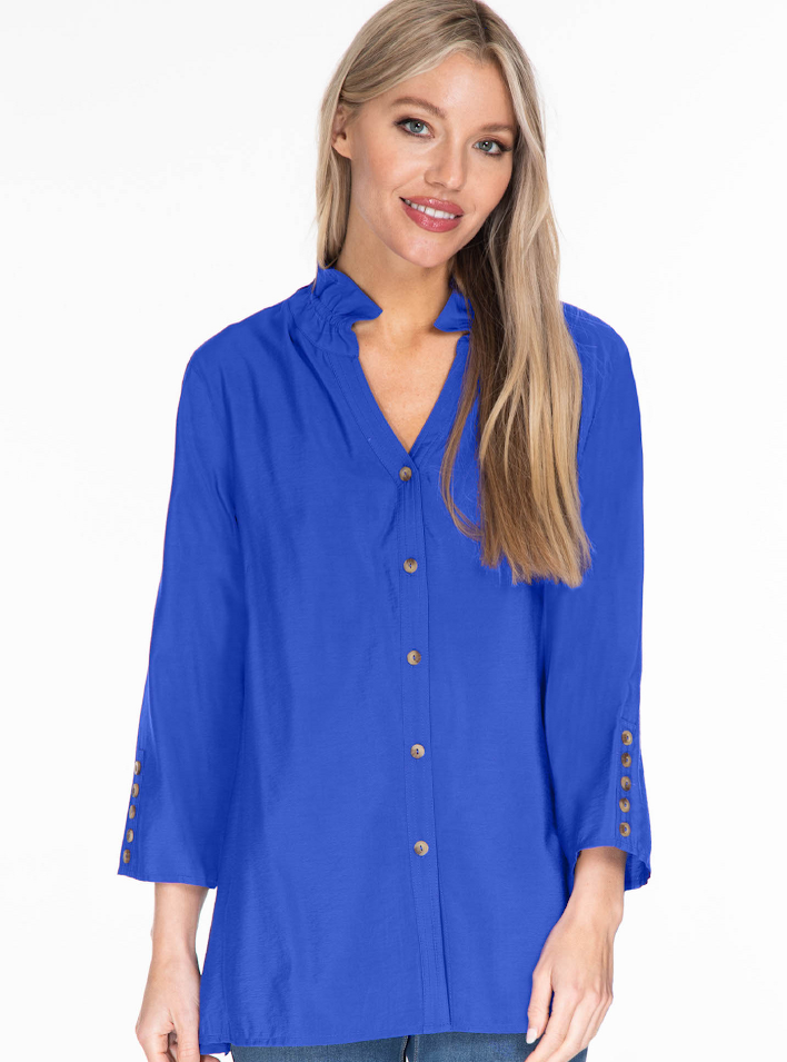 The Mary Jane Top - Royal