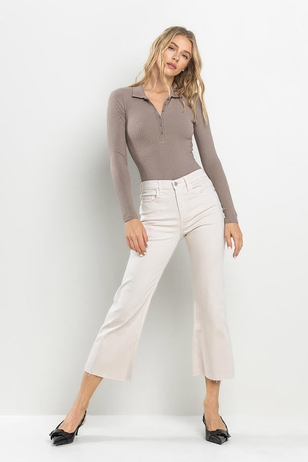 The Jessica Kick Flare - Whisper White