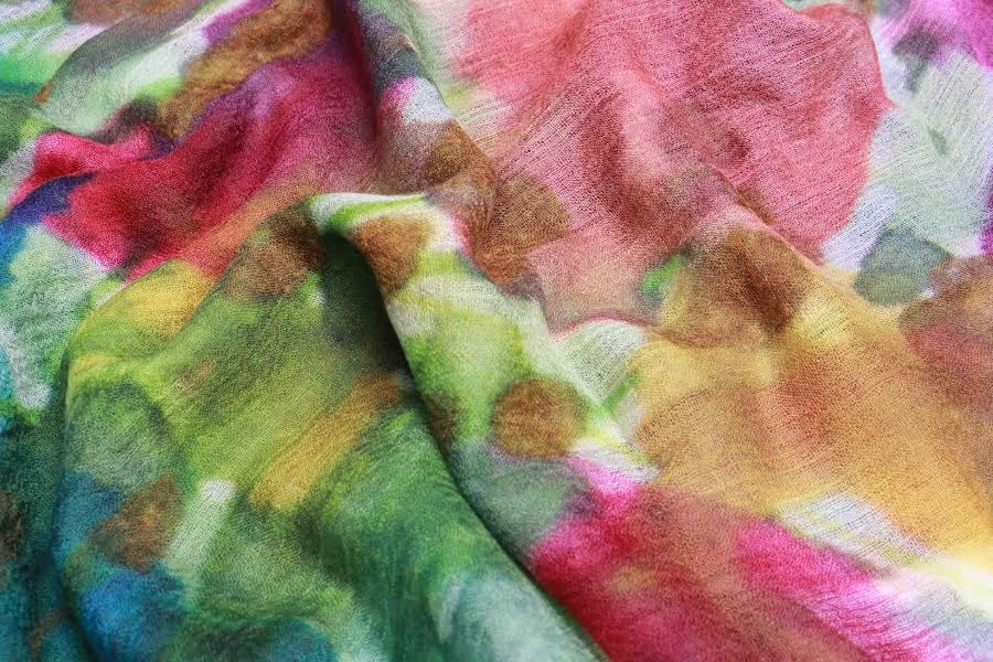 Water Color Scarf - Multi