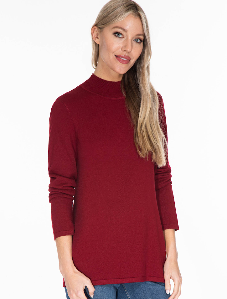 The Ashleigh Sweater - Cranberry