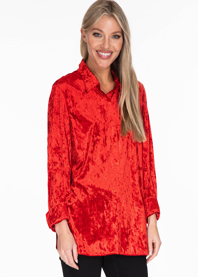 I Have A Crush On You Top - Ruby Red