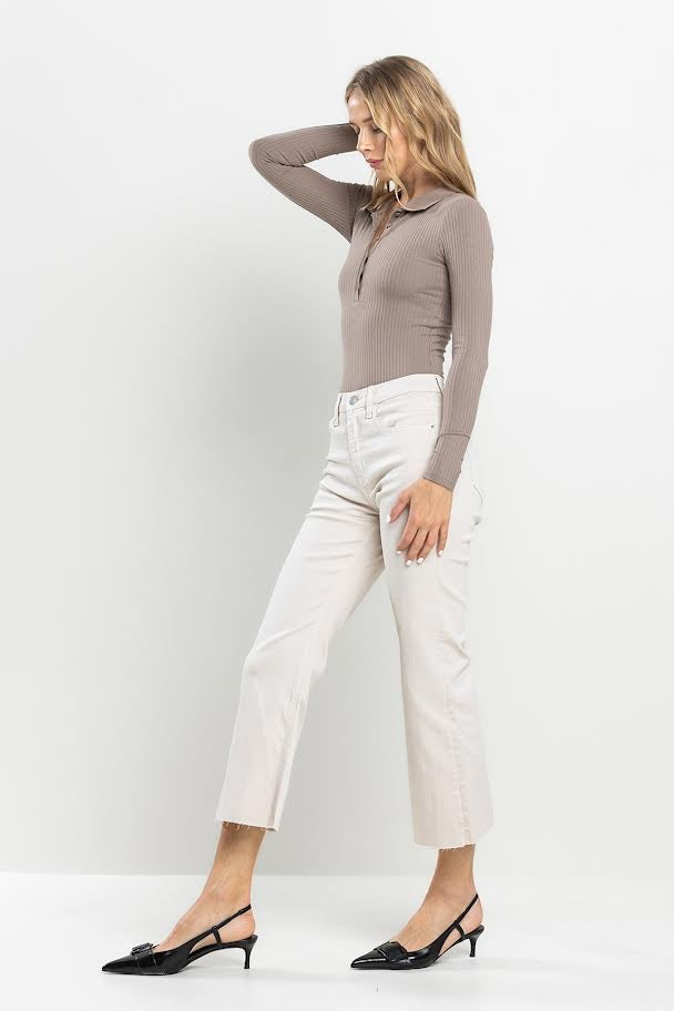 The Jessica Kick Flare - Whisper White