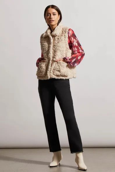 Cute And Sassy Vest - Cream