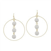 Crystal Me Earring- White