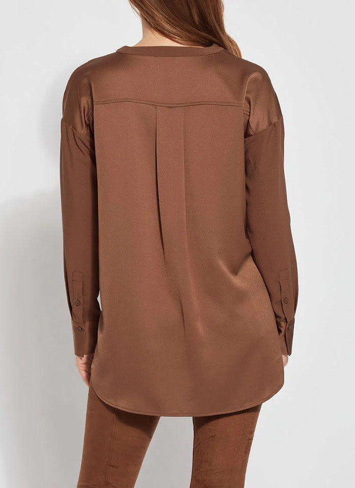 The Token Pullover Top - Whiskey