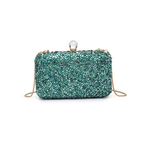 Penelope Stone Clutch - Emerald