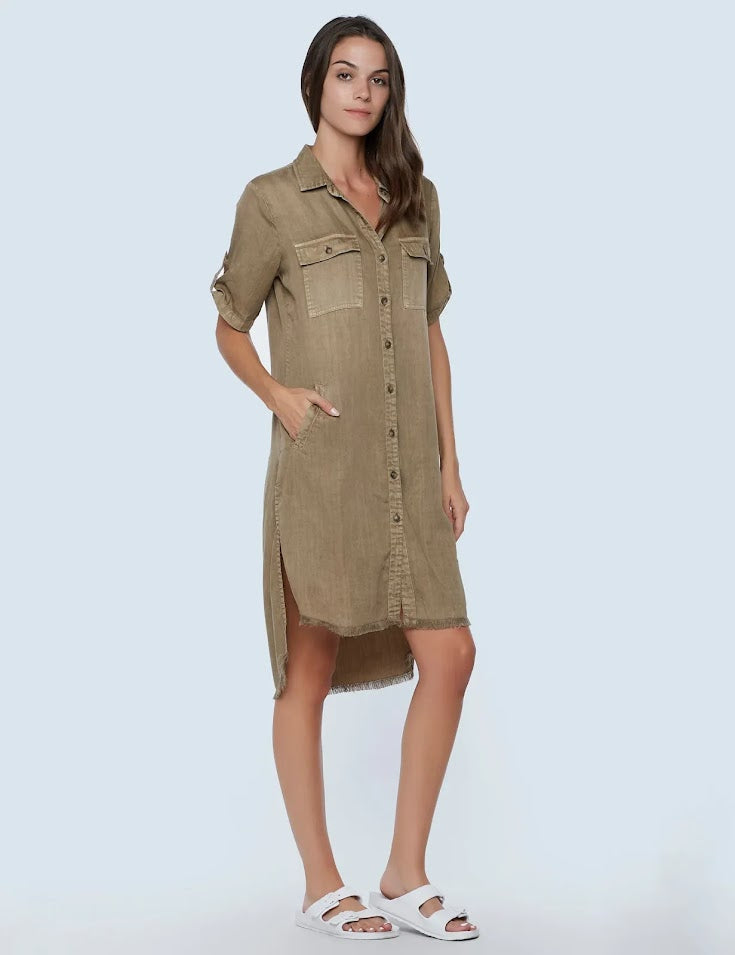 The Camper Shirtdress - Mushroom