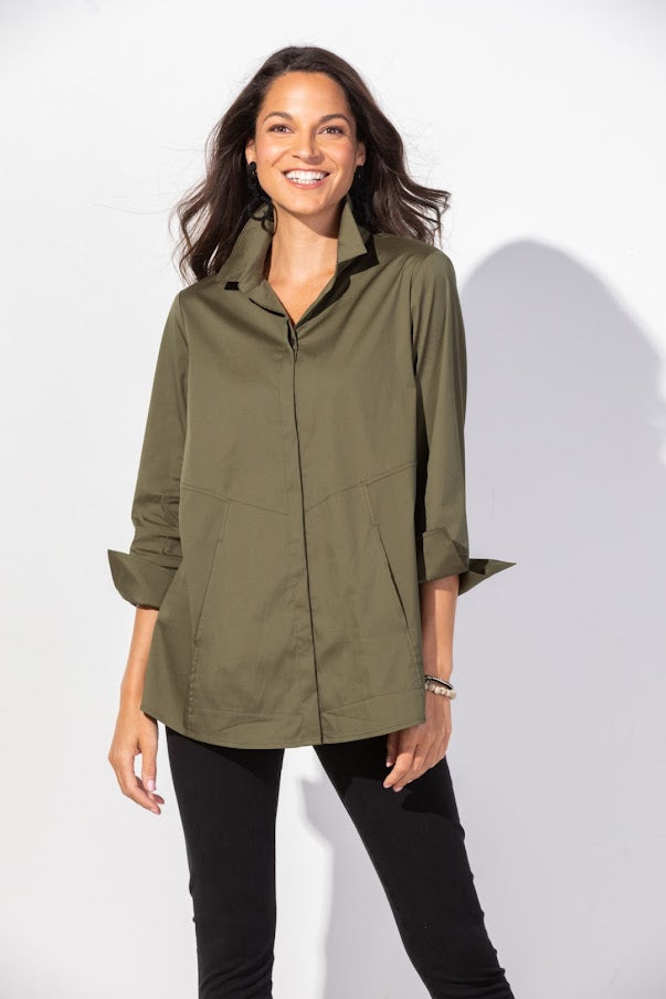 Olivia Shirt - Olive