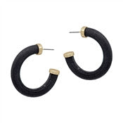 Wood Hoop - Black