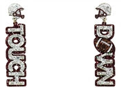 Touchdown Earring - Red/ Black