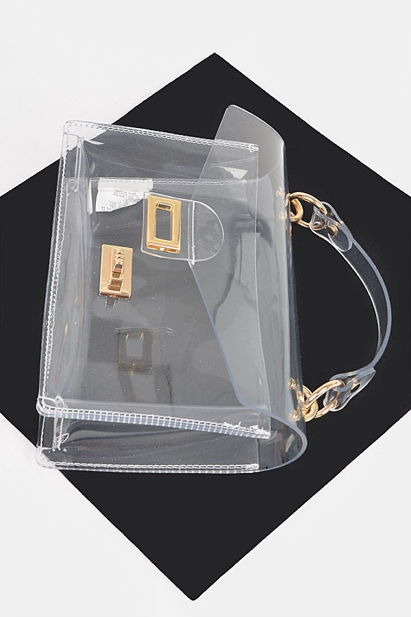 On The Go Clutch - Clear