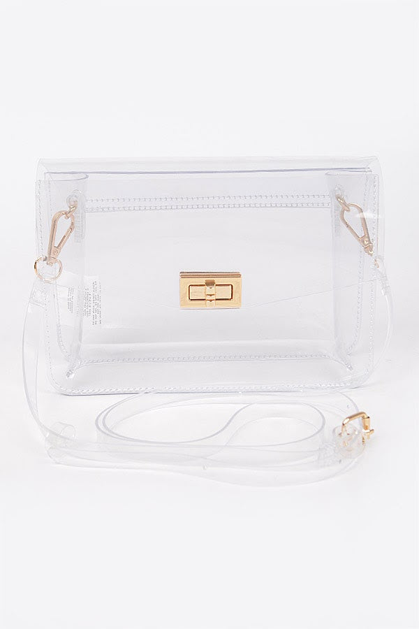 I Can See Clearly Crossbody - Gold